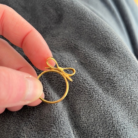 kate spade Jewelry - Kate Spade take a bow gold ring